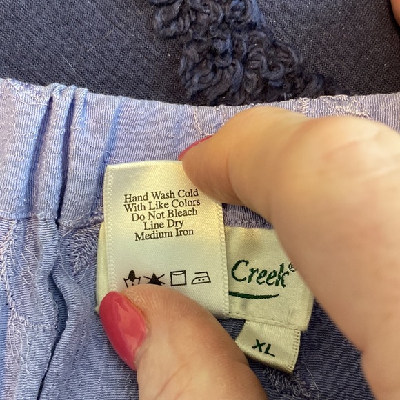 Coldwater Creek Lavender Skirt side zip, elastic waist, size XL GUC - Picture 9 of 11